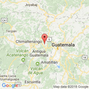 Localización de Santiago Sacatepéquez en Sacatepéquez