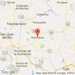 Localización de Huichapan en Hidalgo