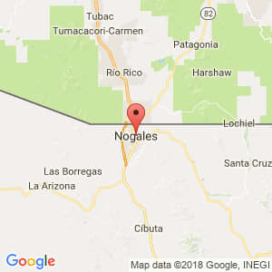 Localización de Nogales en Sonora