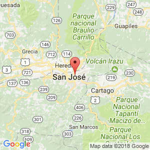 Localización de Calle Blancos en San José