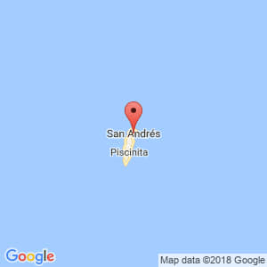 Localización de San Andrés en San Andrés y Providencia