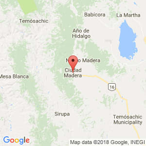 Localización de Madera en Chihuahua
