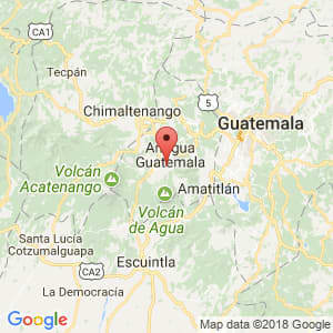 Localización de San Pedro Las Huertas en Sacatepéquez