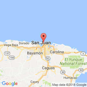 Localización de Miramar en San Juan