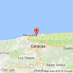 Localización de La Guaira en Vargas