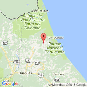 Localización de Cariari en Limón
