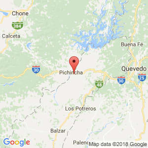 Localización de Pichincha en Manabí