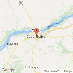 Localización de Ciudad Bolívar en Bolívar