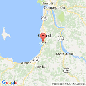 Localización de Lota en Biobío