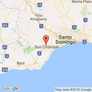 Localización de El Carril en San Cristóbal