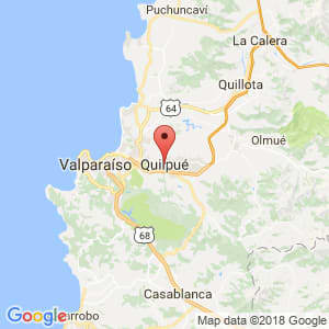 Localización de Quilpué en Valparaíso