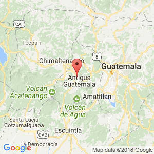 Localización de Jocotenango en Sacatepéquez