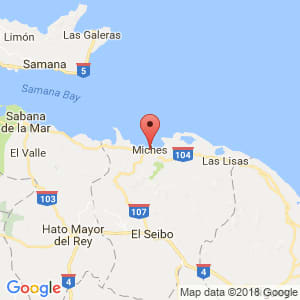 Localización de Miches en El Seibo