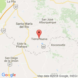 Localización de Tierra Nueva en San Luis Potosí