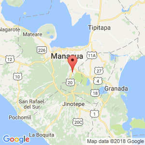 Localización de Ticuantepe en Managua