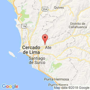 Localización de Lurigancho en Lima Provincias