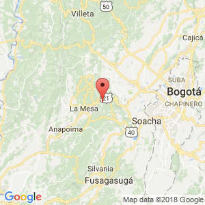 Localización de Tena en Cundinamarca