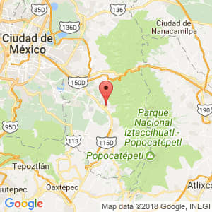 Localización de Tlalmanalco en México