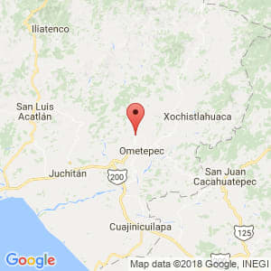 Localización de Acatepec en Guerrero