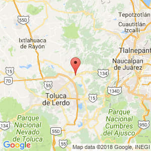 Localización de Xonacatlán en México