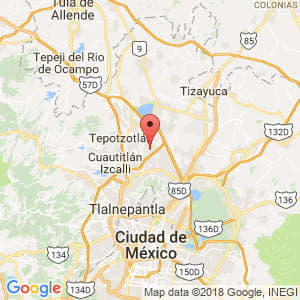 Localización de Tultepec en México