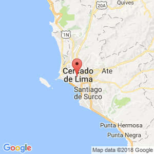 Localización de Breña en Lima Provincias