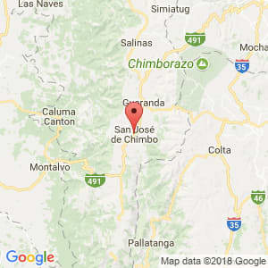 Localización de San Jose de Chimbo en Bolívar