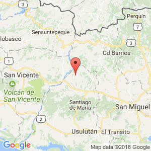 Localización de Estanzuelas en Usulután