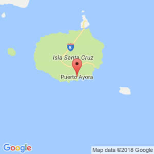 Localización de Puerto Ayora en Galápagos