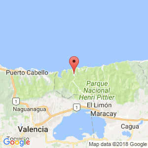 Localización de Ocumare de la Costa en Aragua