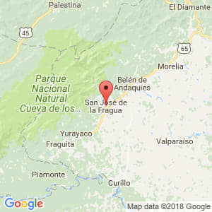 Localización de San José en Caquetá