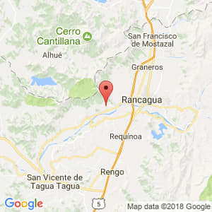 Localización de Lo Miranda en Libertador General Bernardo O'Higgins