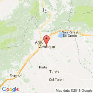 Localización de Acarigua en Portuguesa