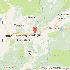 Localización de Yaritagua en Yaracuy