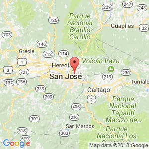 Localización de Guadalupe en San José