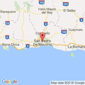 Localización de San Pedro de Macorís en San Pedro de Macorís