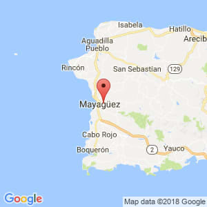 Localización de San Sebastián en Mayagüez-Aguadilla