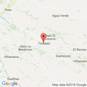 Localización de Trinidad en Casanare