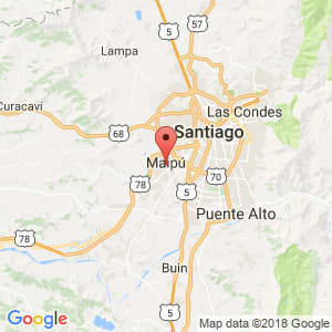 Localización de Maipú en Metropolitana de Santiago