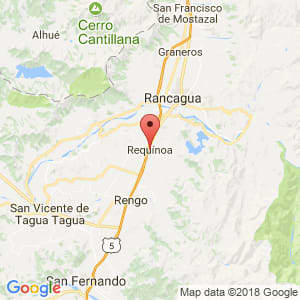 Localización de Requínoa en Libertador General Bernardo O'Higgins