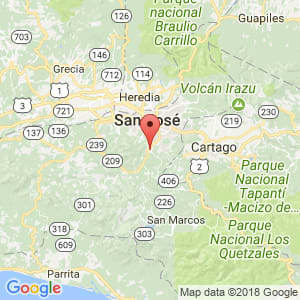 Localización de Salitrillos en San José