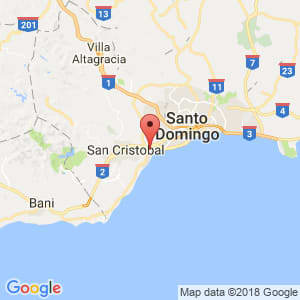 Localización de Bajos de Haina en San Cristóbal