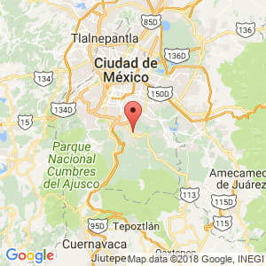 Localización de Xochimilco en Distrito Federal