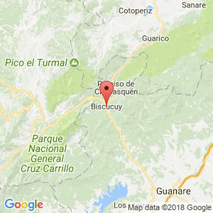 Localización de Biscucuy en Portuguesa