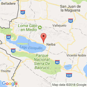 Localización de Villa Jaragua en Baoruco