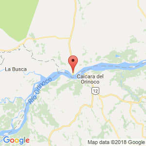 Localización de Cabruta en Guárico