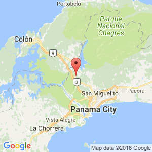 Localización de Chilibre en Panamá