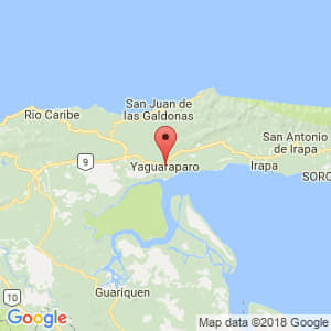 Localización de Yaguaraparo en Sucre