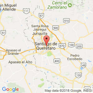 Localización de Querétaro en Querétaro