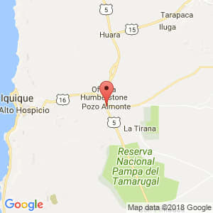 Localización de Pozo Almonte en Tarapacá